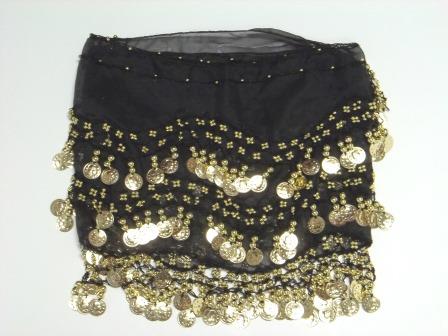 C128 Black with gold coins